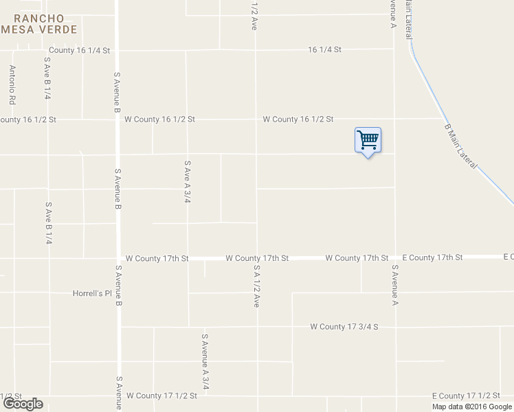 map of restaurants, bars, coffee shops, grocery stores, and more near 16763 South A 1/2 Avenue in Somerton