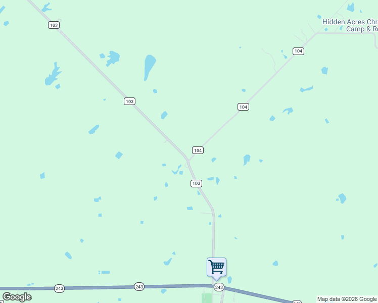 map of restaurants, bars, coffee shops, grocery stores, and more near 1660 County Road 103 in Kaufman
