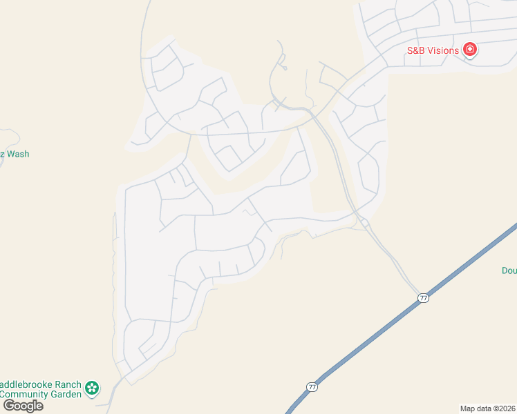 map of restaurants, bars, coffee shops, grocery stores, and more near 60384 East Arroyo Vista Drive in Oracle