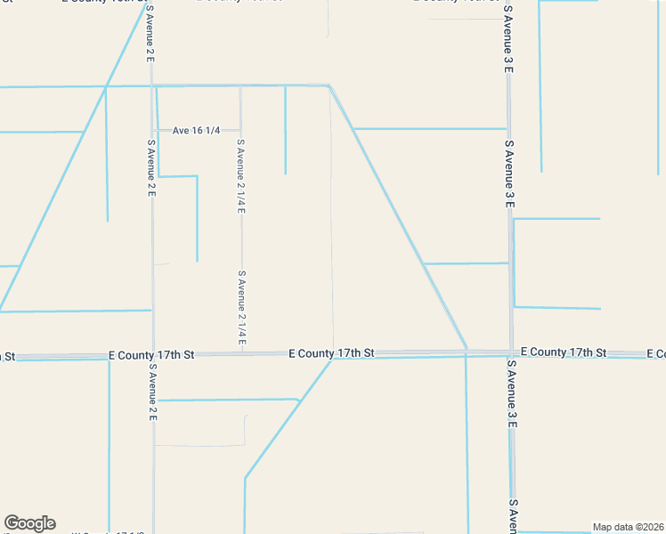 map of restaurants, bars, coffee shops, grocery stores, and more near 16600-16836 South Avenue 2 3/4 East in Yuma
