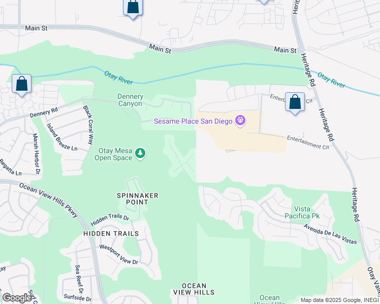 map of restaurants, bars, coffee shops, grocery stores, and more near 420 Vista San Lucas in San Diego