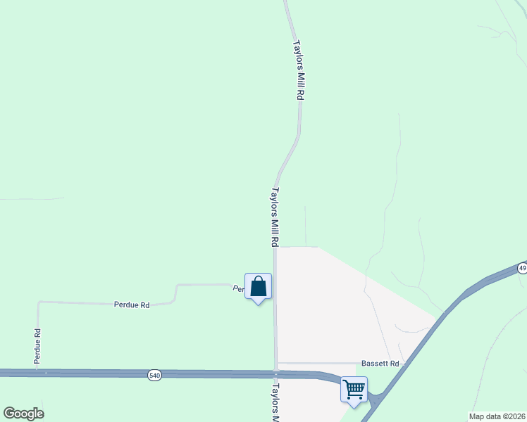 map of restaurants, bars, coffee shops, grocery stores, and more near 1525 Taylors Mill Road in Fort Valley