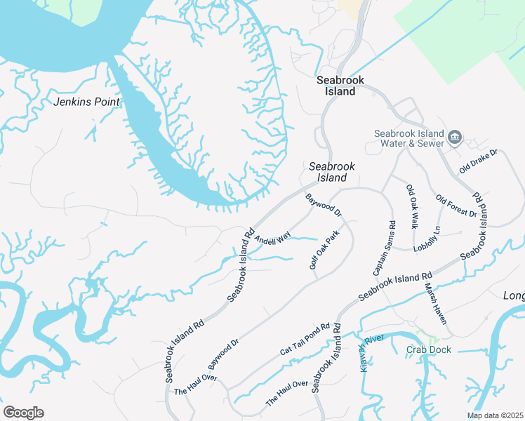 map of restaurants, bars, coffee shops, grocery stores, and more near 2430 Seabrook Island Road in Johns Island