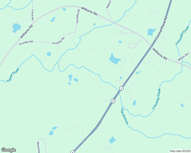 map of restaurants, bars, coffee shops, grocery stores, and more near 105 Hill Ridge Drive in Wetumpka