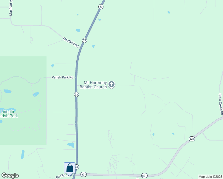 map of restaurants, bars, coffee shops, grocery stores, and more near 210 Mount Harmony Church Road in Ruston