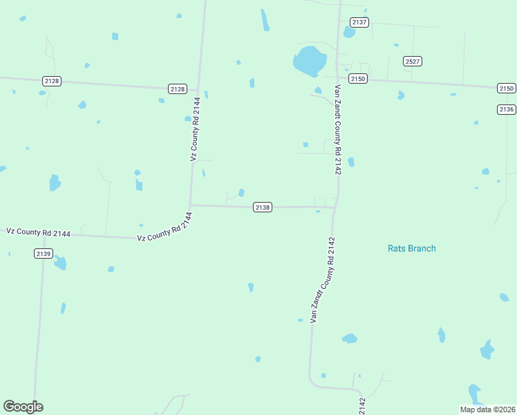 map of restaurants, bars, coffee shops, grocery stores, and more near County Road 2138 in Canton