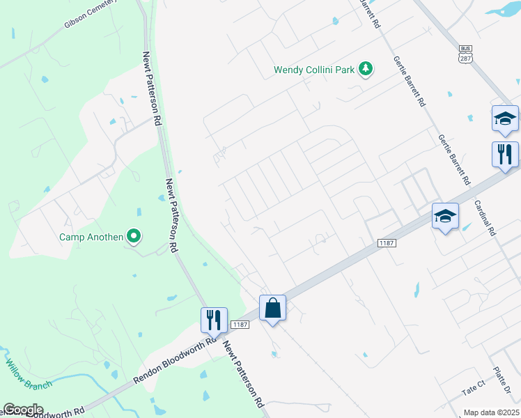 map of restaurants, bars, coffee shops, grocery stores, and more near 2122 Turtle Cove Drive in Mansfield