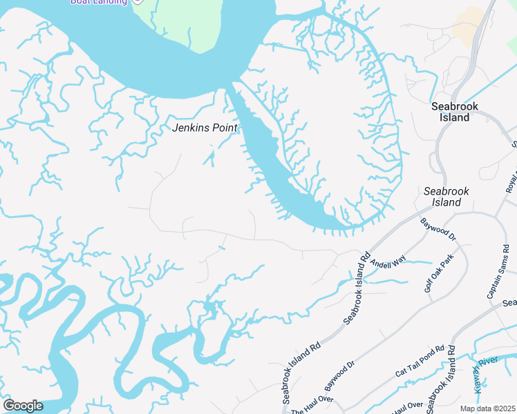 map of restaurants, bars, coffee shops, grocery stores, and more near 1020 Old Wharf Road in Johns Island