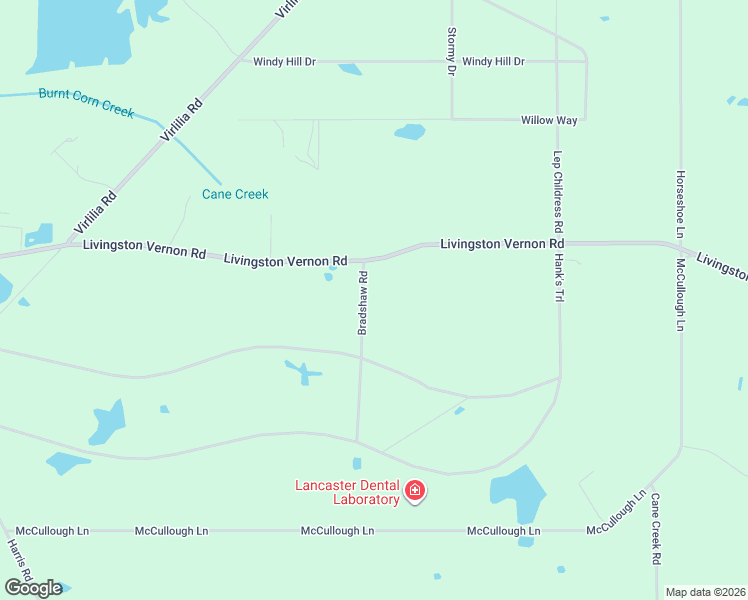 map of restaurants, bars, coffee shops, grocery stores, and more near 120 Bradshaw Rd in Flora