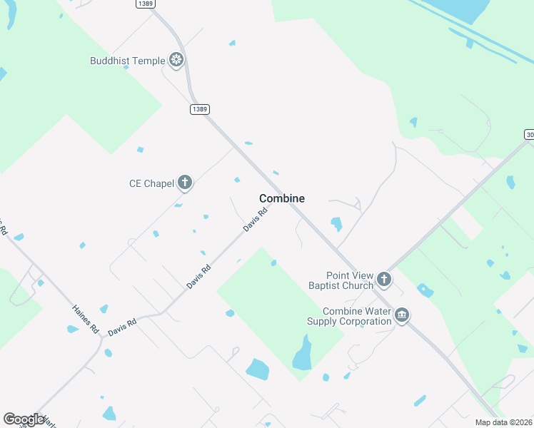 map of restaurants, bars, coffee shops, grocery stores, and more near 125 Davis Road in Combine