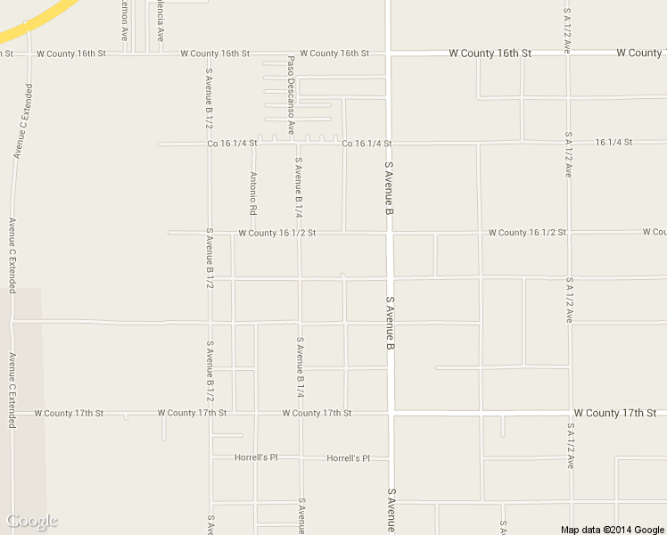 map of restaurants, bars, coffee shops, grocery stores, and more near 16587 South Avenue B 1/4 in Somerton