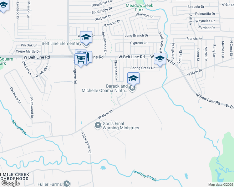 map of restaurants, bars, coffee shops, grocery stores, and more near in Lancaster