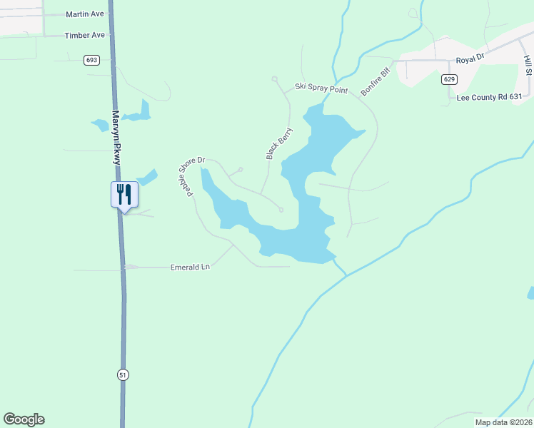 map of restaurants, bars, coffee shops, grocery stores, and more near 4309 Pebble Shore Drive in Opelika