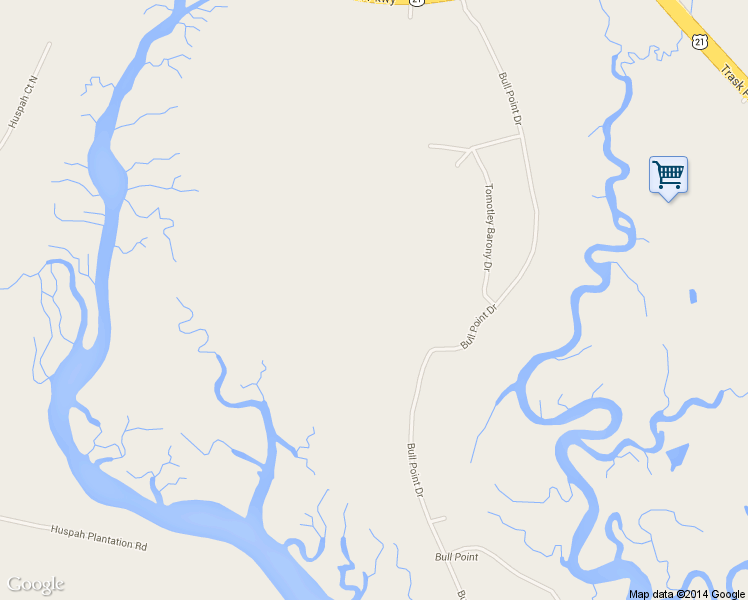 map of restaurants, bars, coffee shops, grocery stores, and more near 83 Barnaby Bluff in Seabrook