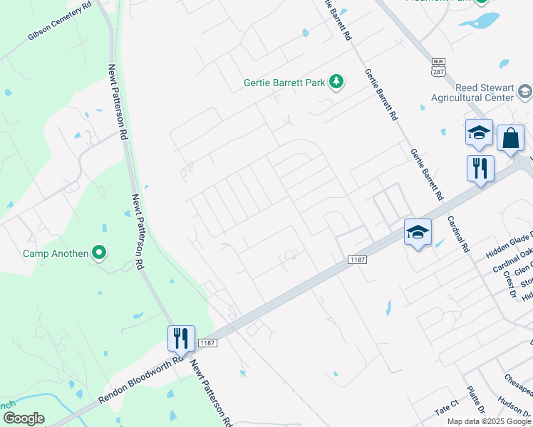 map of restaurants, bars, coffee shops, grocery stores, and more near 2061 Turtle Cove Drive in Mansfield