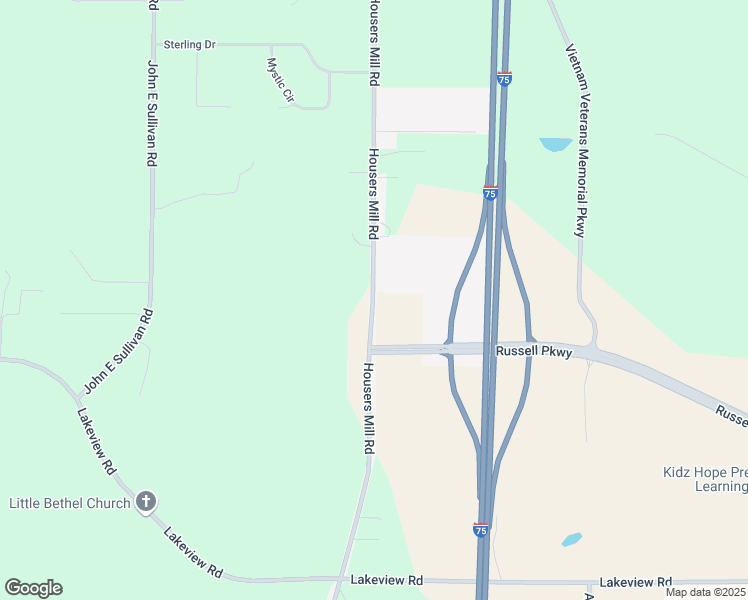 map of restaurants, bars, coffee shops, grocery stores, and more near 2926 Housers Mill Road in Byron