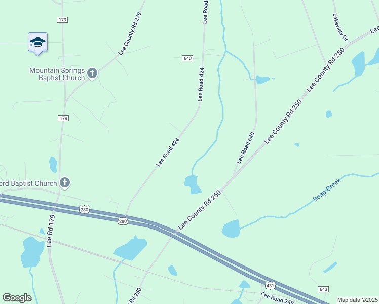 map of restaurants, bars, coffee shops, grocery stores, and more near 430 Lee Road 424 in Salem