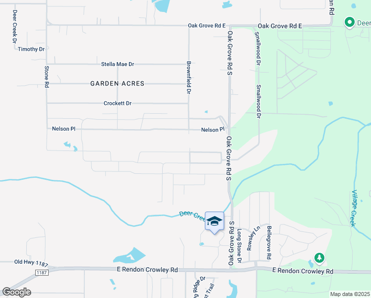 map of restaurants, bars, coffee shops, grocery stores, and more near 1237 Sierra Blanca Drive in Burleson