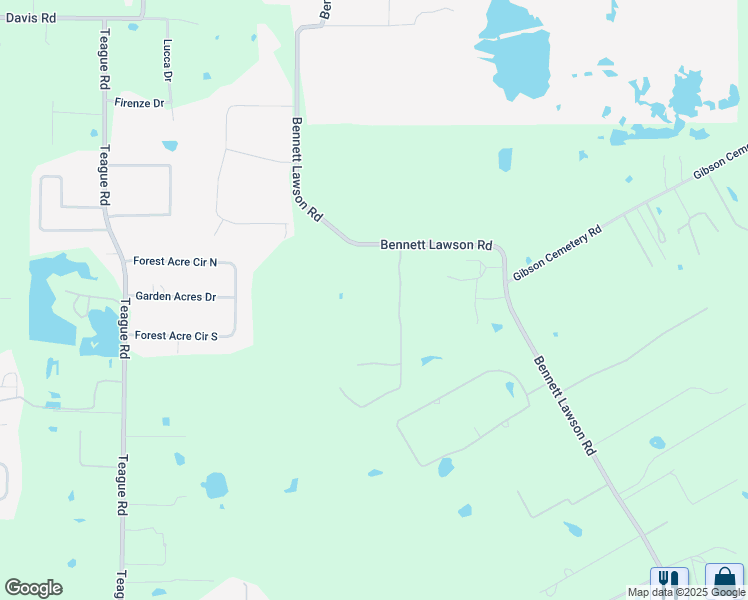map of restaurants, bars, coffee shops, grocery stores, and more near 5980 Bennett Lawson Road in Mansfield