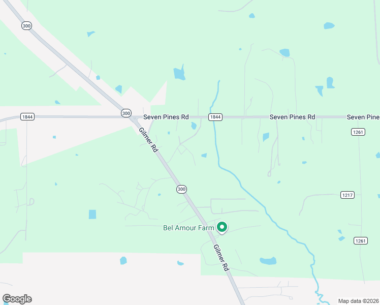 map of restaurants, bars, coffee shops, grocery stores, and more near Private Road 1230 in Longview