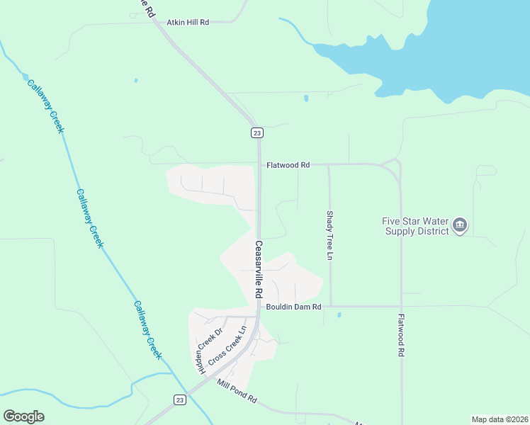 map of restaurants, bars, coffee shops, grocery stores, and more near 2240 Ceasarville Road in Wetumpka