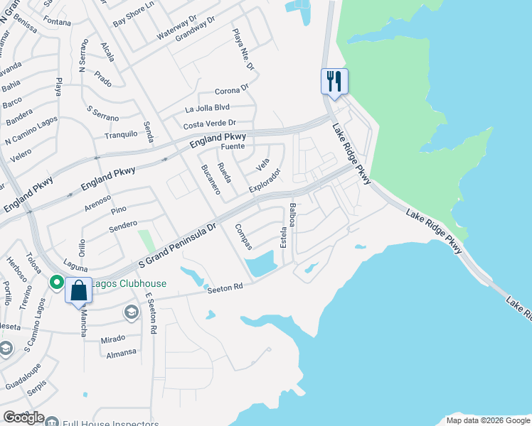 map of restaurants, bars, coffee shops, grocery stores, and more near 2723 Ponce De Leon in Grand Prairie