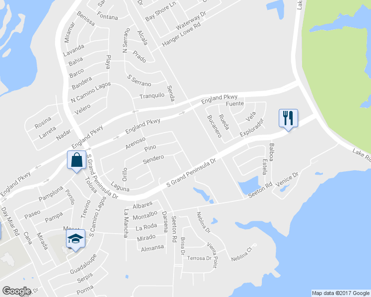 map of restaurants, bars, coffee shops, grocery stores, and more near 7240 Roble in Grand Prairie