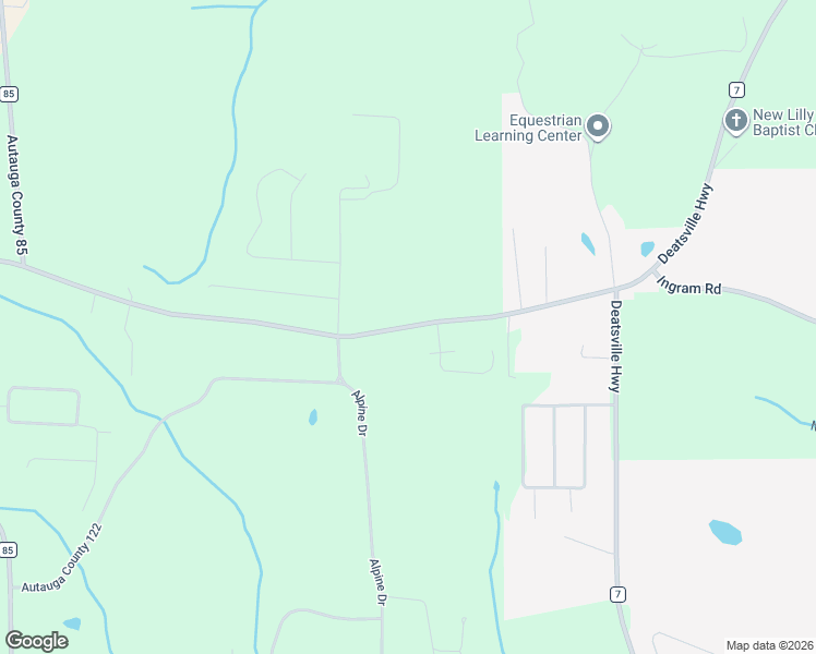 map of restaurants, bars, coffee shops, grocery stores, and more near 506-510 Autauga County 40 in Deatsville