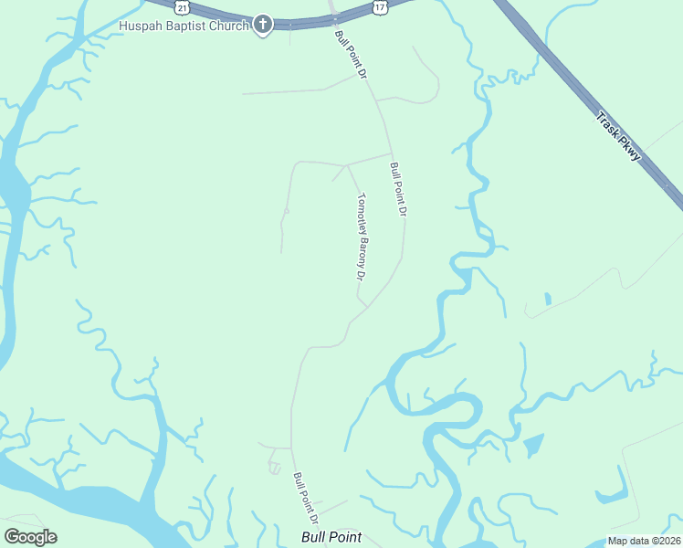 map of restaurants, bars, coffee shops, grocery stores, and more near 86 Tomotley Barony Drive in Seabrook
