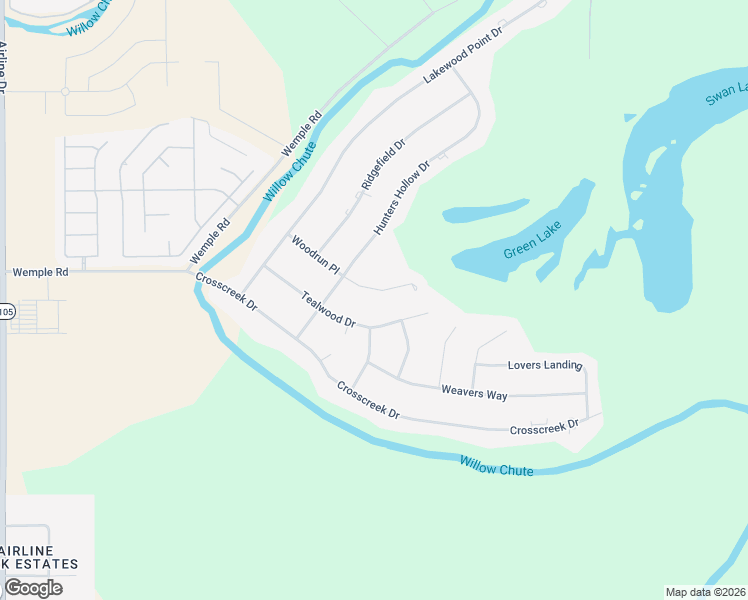 map of restaurants, bars, coffee shops, grocery stores, and more near 307 Tealwood Drive in Bossier City