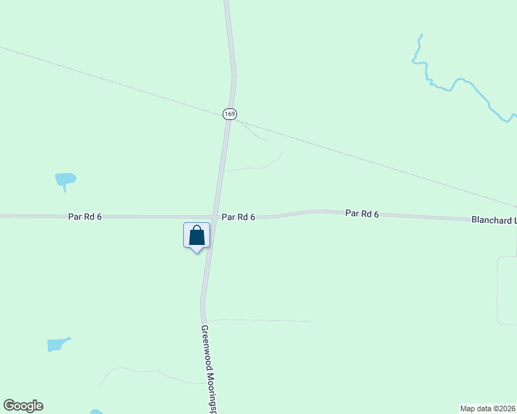 map of restaurants, bars, coffee shops, grocery stores, and more near 9370 Blanchard Latex Road in Mooringsport