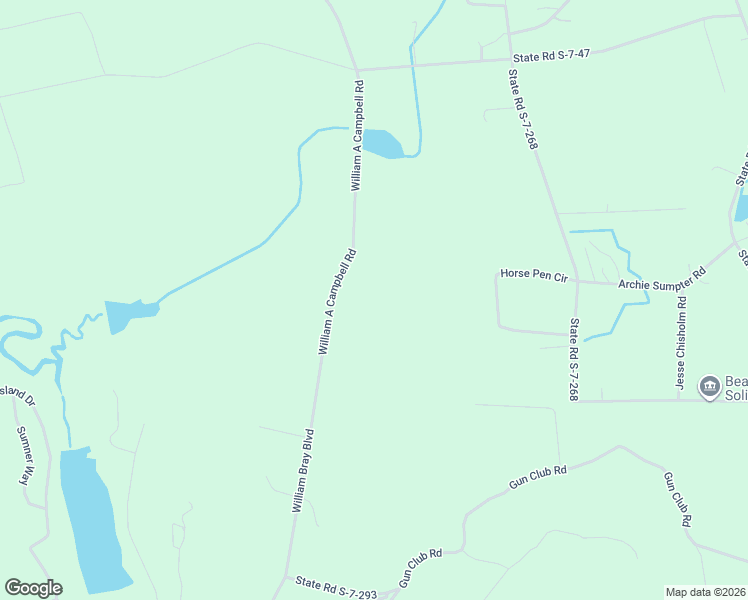 map of restaurants, bars, coffee shops, grocery stores, and more near 293 William Campbell Road in Seabrook