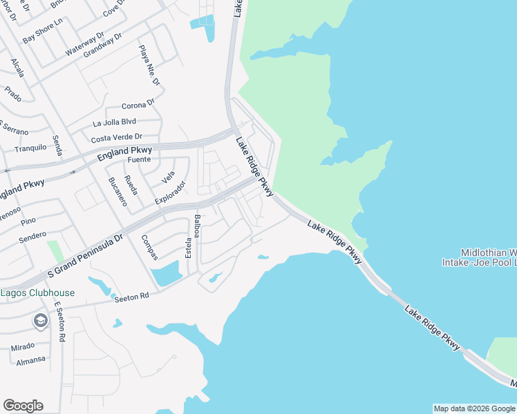 map of restaurants, bars, coffee shops, grocery stores, and more near 7520 Lake Ridge Parkway in Cedar Hill