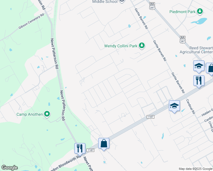 map of restaurants, bars, coffee shops, grocery stores, and more near 1725 Treasure Cay Drive in Mansfield
