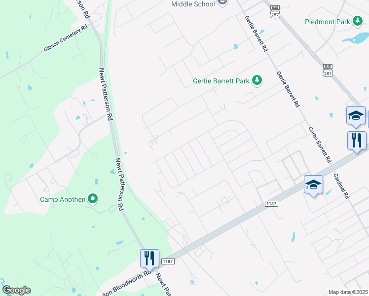 map of restaurants, bars, coffee shops, grocery stores, and more near 415 Meadow Creek Drive in Mansfield