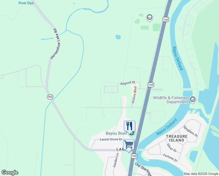 map of restaurants, bars, coffee shops, grocery stores, and more near 186 Venable Lane in Monroe