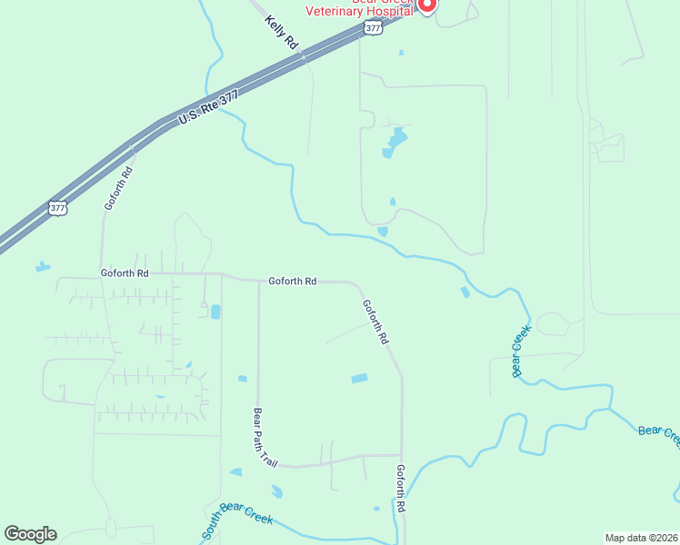 map of restaurants, bars, coffee shops, grocery stores, and more near 1241 Goforth Road in Fort Worth