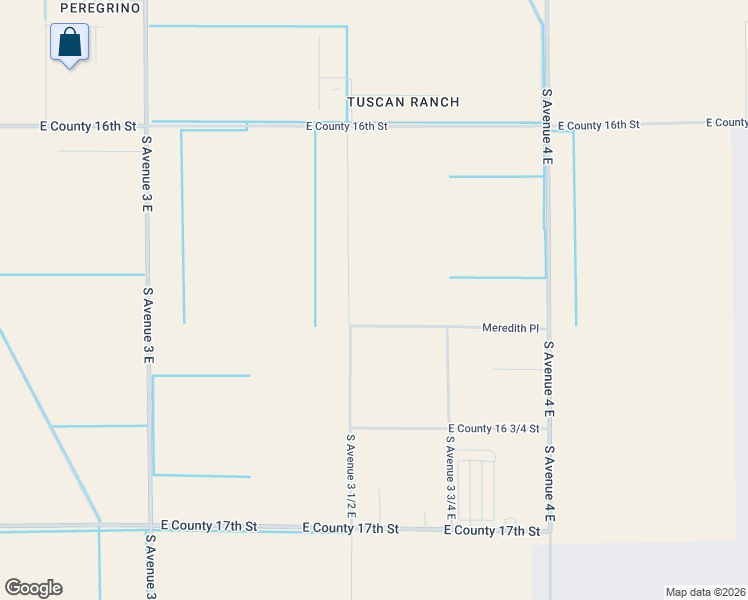 map of restaurants, bars, coffee shops, grocery stores, and more near 3552 East County 16 1/2 Street in Yuma