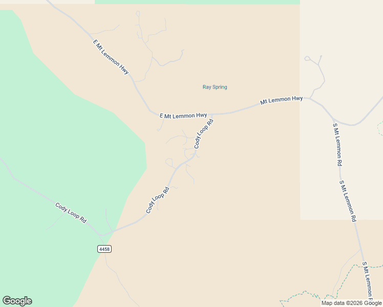 map of restaurants, bars, coffee shops, grocery stores, and more near 1914 Cody Loop Road in Oracle