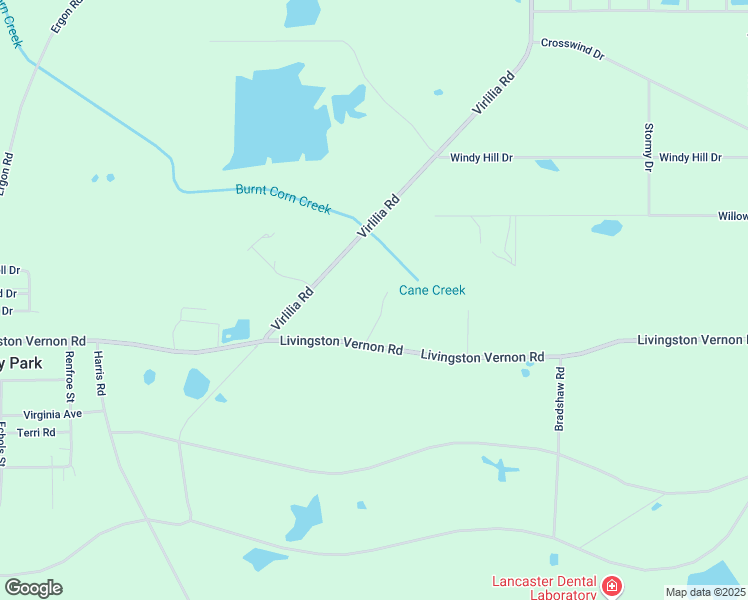 map of restaurants, bars, coffee shops, grocery stores, and more near 690 Livingston Vernon Road in Flora