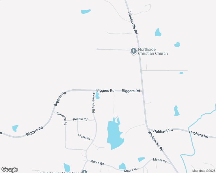 map of restaurants, bars, coffee shops, grocery stores, and more near 1736 Biggers Road in Columbus