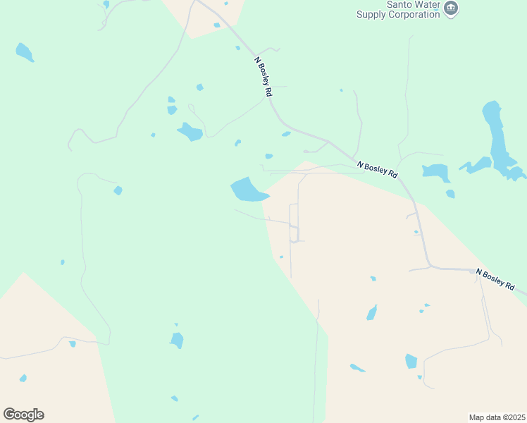 map of restaurants, bars, coffee shops, grocery stores, and more near 1650 North Bosley Road in Santo