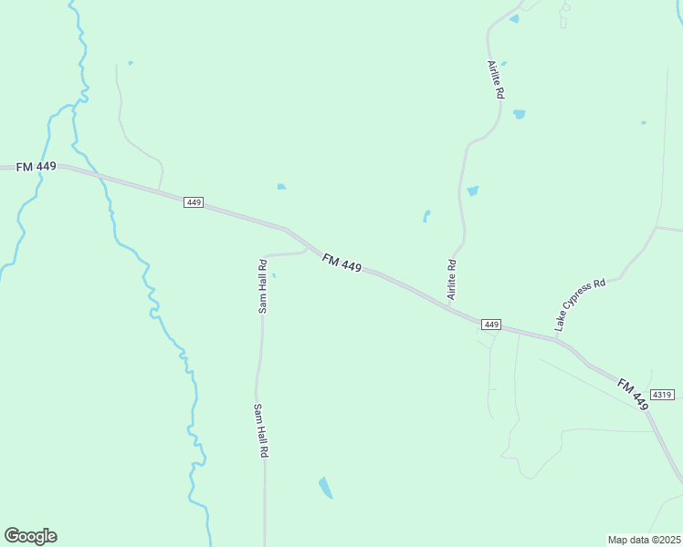 map of restaurants, bars, coffee shops, grocery stores, and more near 11997 FM 449 in Hallsville