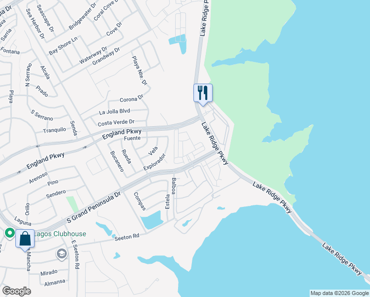 map of restaurants, bars, coffee shops, grocery stores, and more near 7226 Merlot Place in Grand Prairie