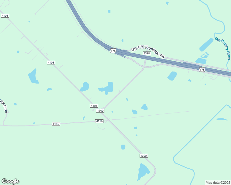 map of restaurants, bars, coffee shops, grocery stores, and more near 3088 FM 1390 in Kaufman