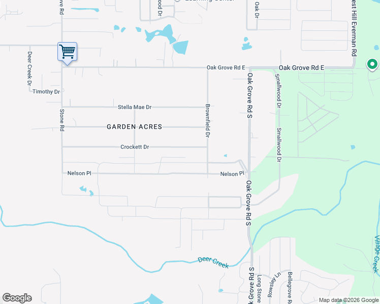 map of restaurants, bars, coffee shops, grocery stores, and more near 1205 Crockett Drive in Burleson