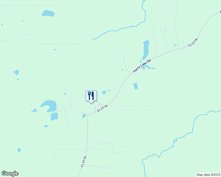 map of restaurants, bars, coffee shops, grocery stores, and more near Harris Lake Rd in Marshall