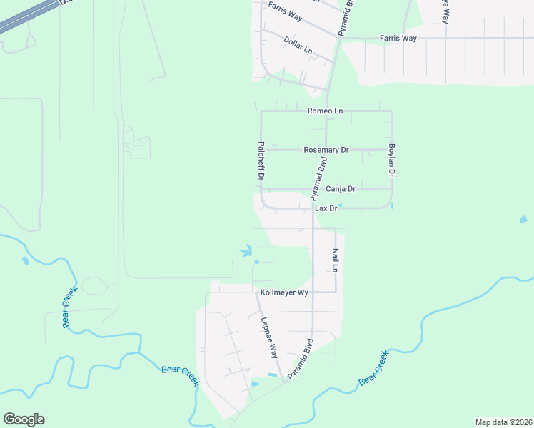 map of restaurants, bars, coffee shops, grocery stores, and more near 8253 Lax Drive in Fort Worth