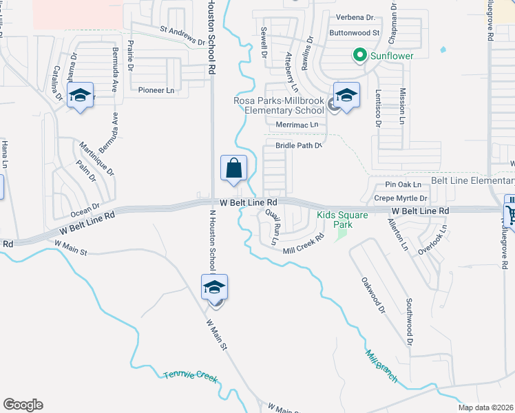 map of restaurants, bars, coffee shops, grocery stores, and more near 831 Quail Run Lane in Lancaster