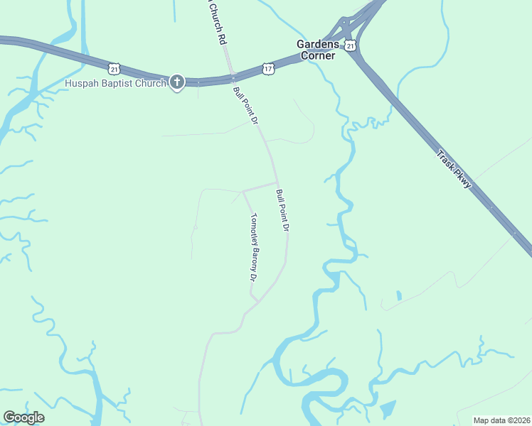 map of restaurants, bars, coffee shops, grocery stores, and more near 73 Tomotley Barony Drive in Seabrook